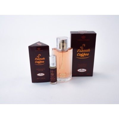 COMBOS Perfume 50ml + Musk 6ml FRENCH COFFEE - AL REHAB